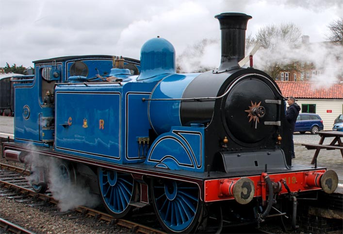 Caledonian Railway 439 Class 0-4-4T steam locomotive 