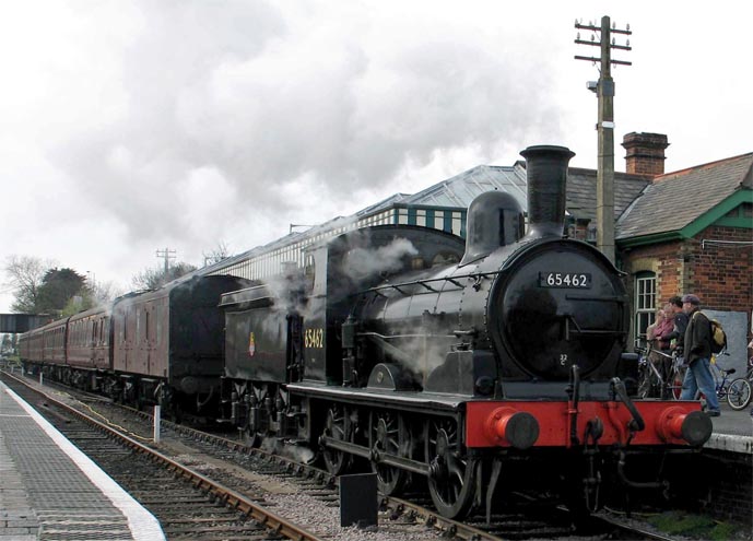 J15 65462 in British Railways unlined black 