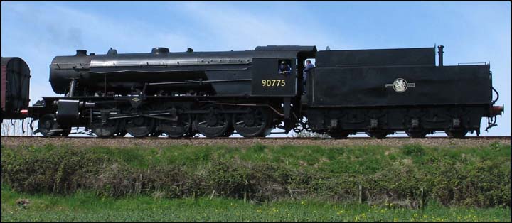 WD 2-10-0 90775 on the North Norfolk Railway in 2006
