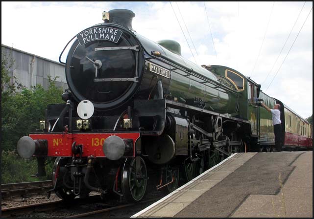 B1 Mayflower at the Peterborough Nene Valley railway station in 2005