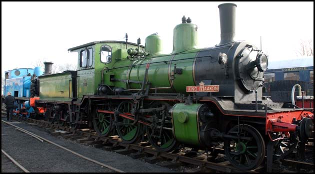 2-6-0 King Haakon was on short visit to the NVR in 2008