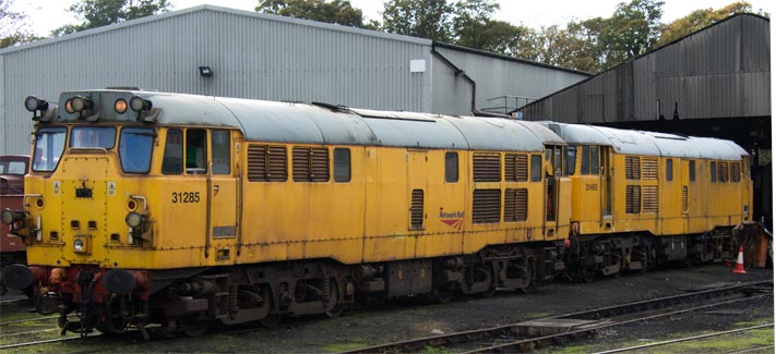 Network Rail Class 31285 and class 31465 