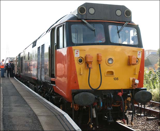 Class 50135 Ark Royal at the Nene Valley Railway in 2010