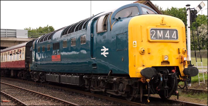 Class 55019 at the NVR Diesel Gala May 2012