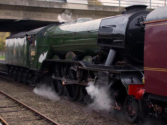 The Flying Scotsman at Orton Mere