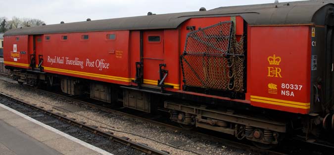  Royal Mail Travelling Post Office 80337 NSA at Nene Valley Wansford station