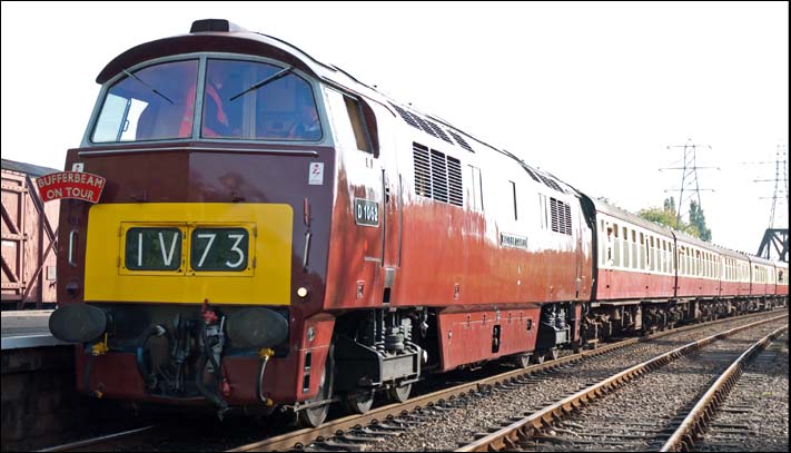D1062 Western Courier at the NVR  Peterborough in 2010