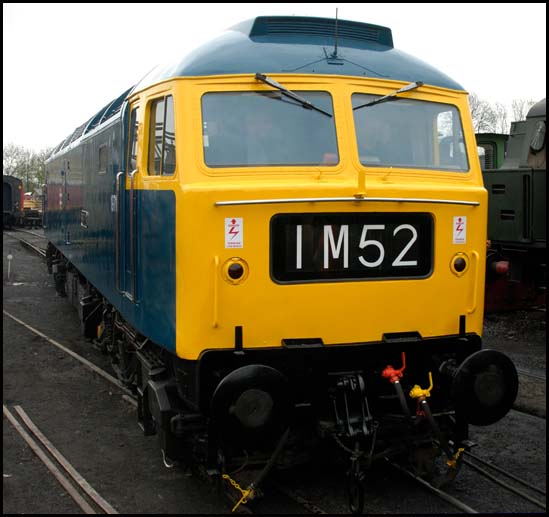 Class 47 270  named Swift in Wansford yard 