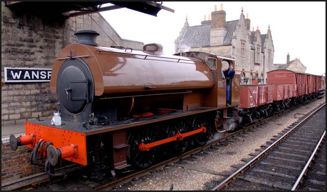 0-6-0T  number 2163 at Wansford station in 2008 on a freight.