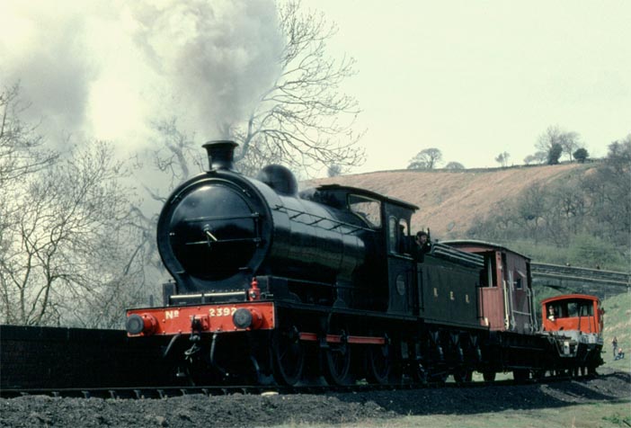 0-6-0T no.2392 in North Eastern Railway black 