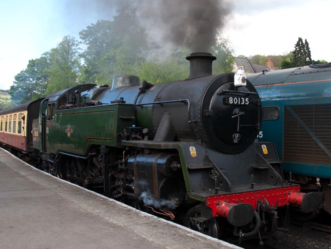 80135 at Grosmont on the NYMR