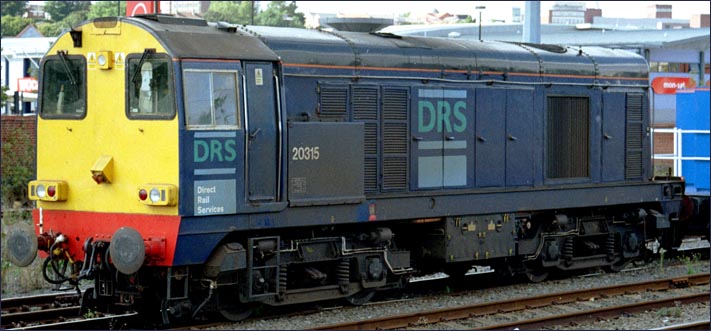 DRS class 20315 at the Norwich 