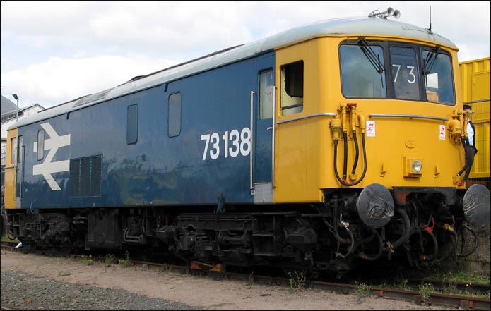 Class 73138 at the ACoRP display at Norwich Station 2005