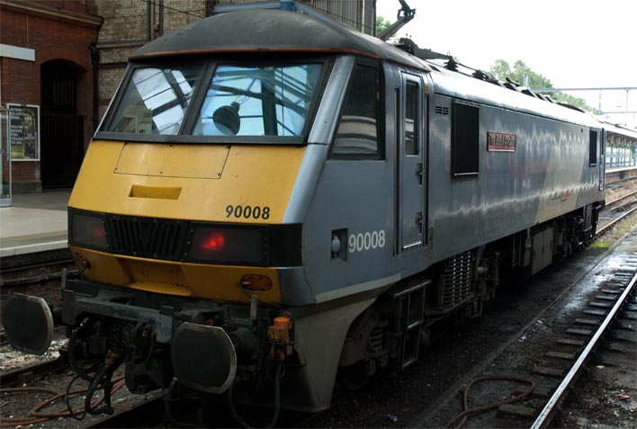 Greater Anglia class 90008 'the East Anglian 
