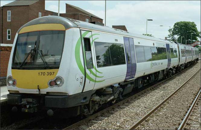 Central Trains class 170 397 at Oakham in 2005