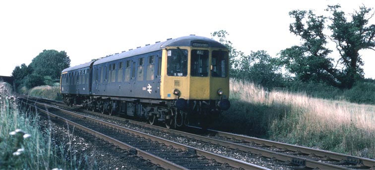 Two car DMUs between Oakham and Manton