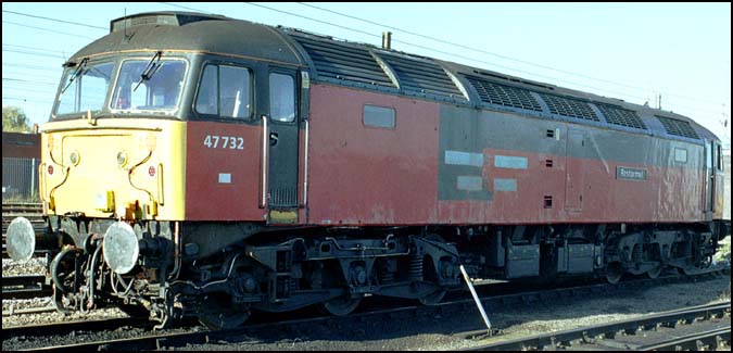 Class 47 732 Restormel in 2004