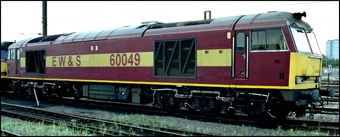 E W and S class 60049 