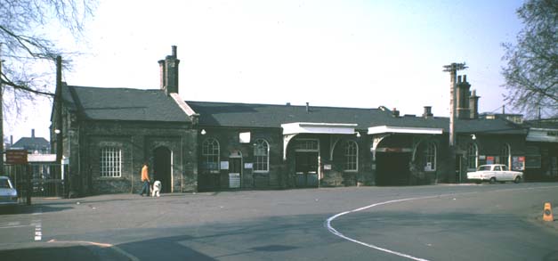 The GNR Peterborough North station buildings