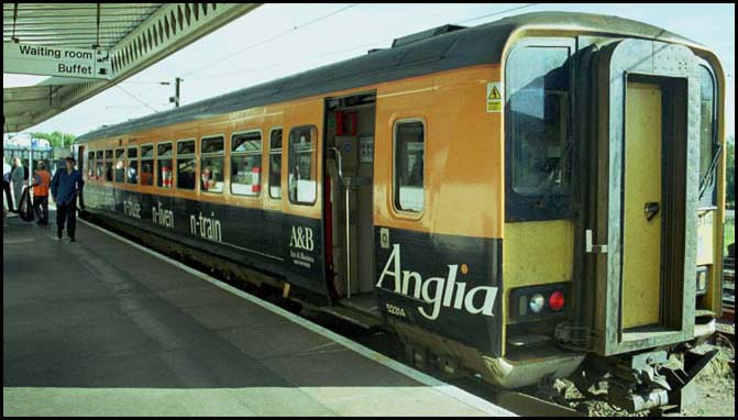 Anglia class 153314 at Peterborough