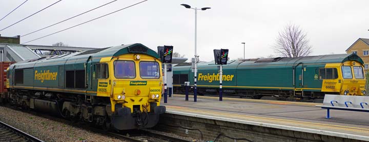 Freightliner class 66505 and 66662 