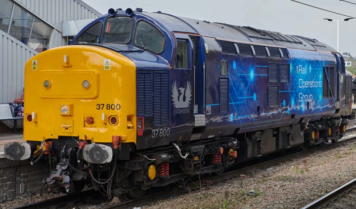 Rail Operation Group class 37800  at Peterborough