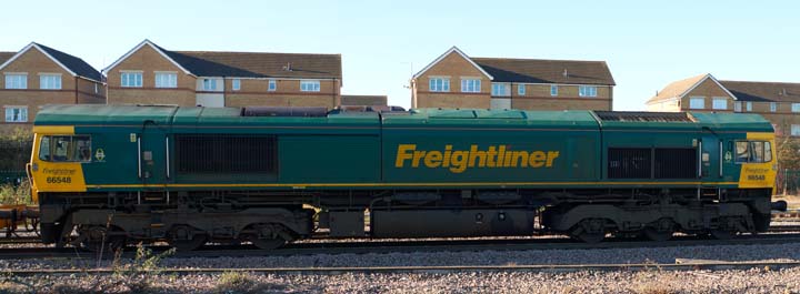 Freightliner Class 66548 at Peterborough 