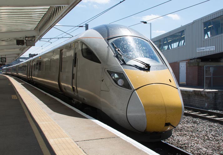 Azuma on test in platform 5 on the 5th of July 2019