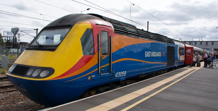 East Midlands Trains HST power car 43058 