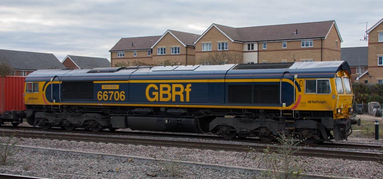 GBRf class 66706 Nene Valley