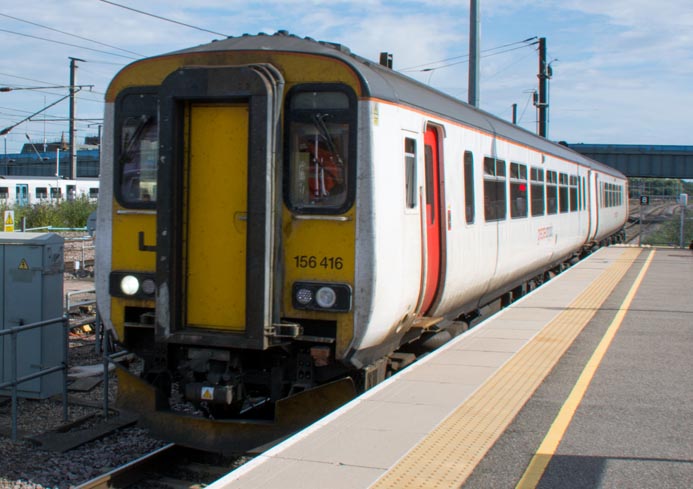 Class 146 416 into platform 6 on the 28th August 2019.
