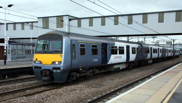 Greater Anglia class 123 316