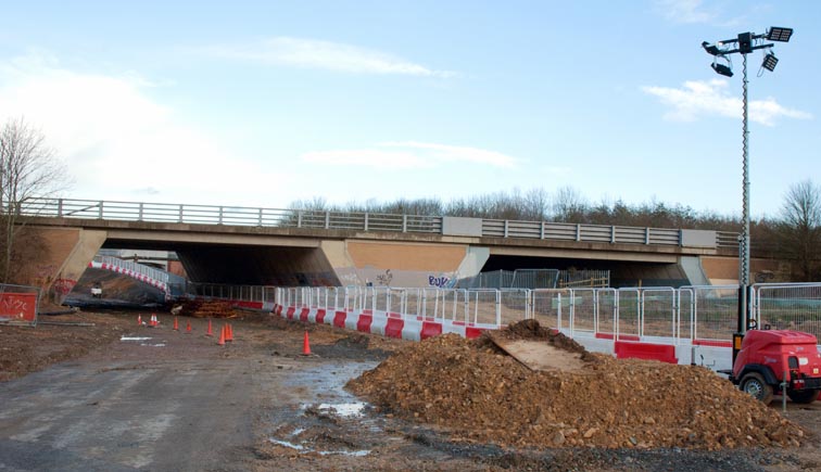 Hurn Road use to go under the A15 dual carriage way road bridge