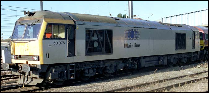 Class 60 076 in Mainline Colours 