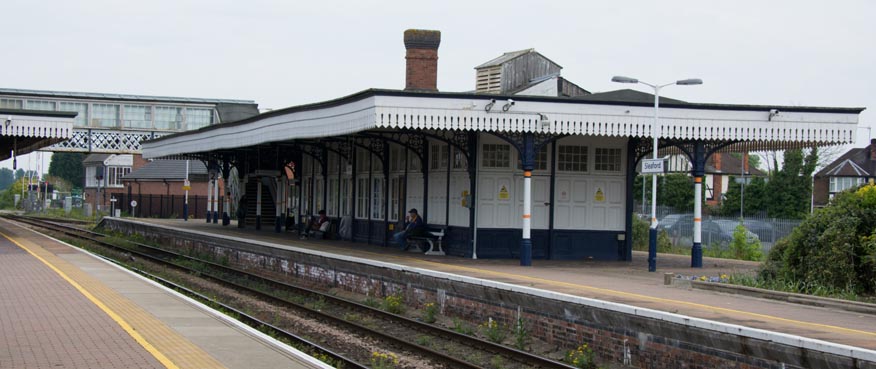Sleaford station in 2014 platform 2 and 3