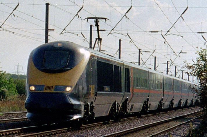 Eurostar Class 373 on hire from Eurostar to GNER in 2005 