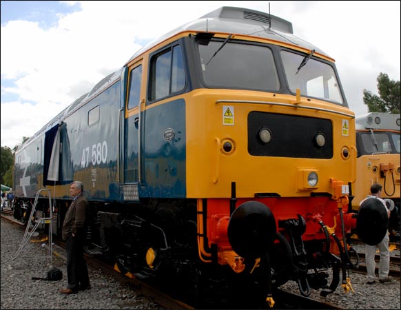 Class 47 732 was about to be re named County of Essex 