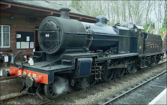 SDJR no.88 on the West Somerset Railway