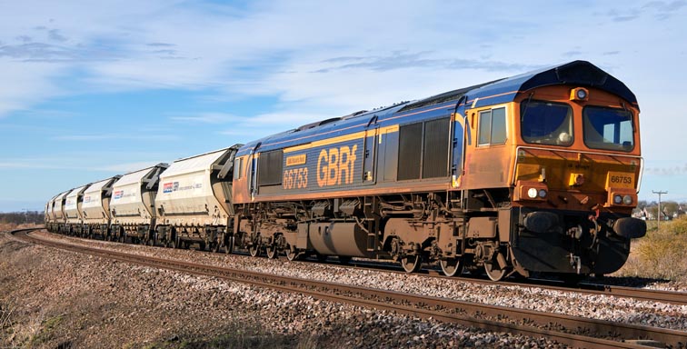 GBRf class 66753 'EMR Robersts Road' 