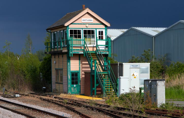 Whittlesea signal box on 28th May 2021.