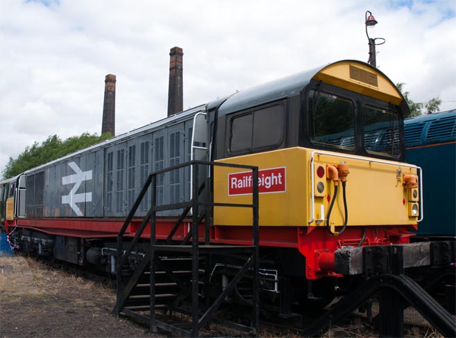 Class 58001 at Barrow Hill 