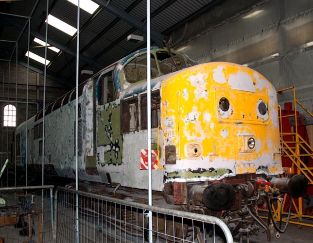 Class 37178 at Barrow Hill 