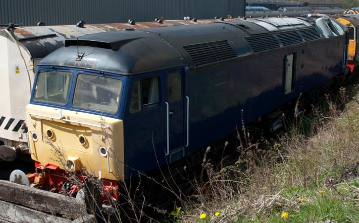 Blue class 47 at Barrow Hill in 2012