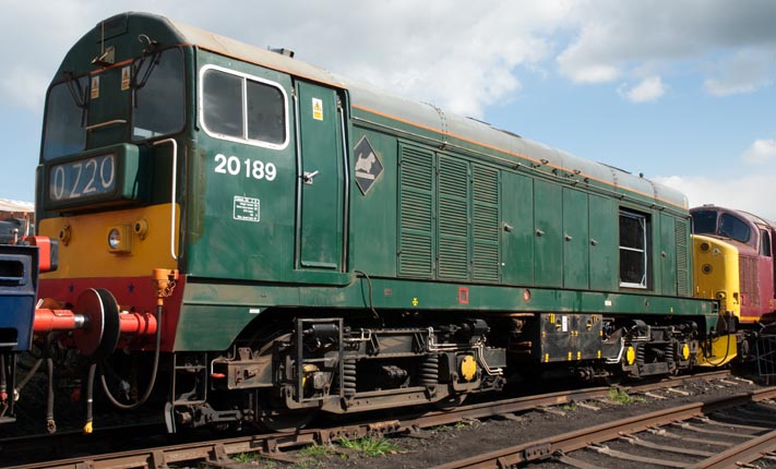 Class 20 189 at Barrow Hill 