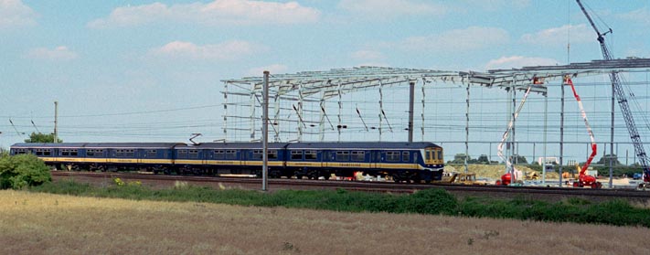 Thameslink EMU south of Bedford in 2001