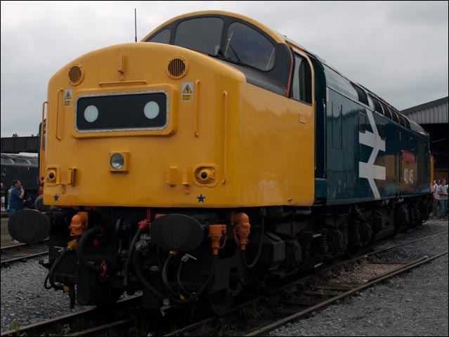 Class 40145 at Carnforth in 2008