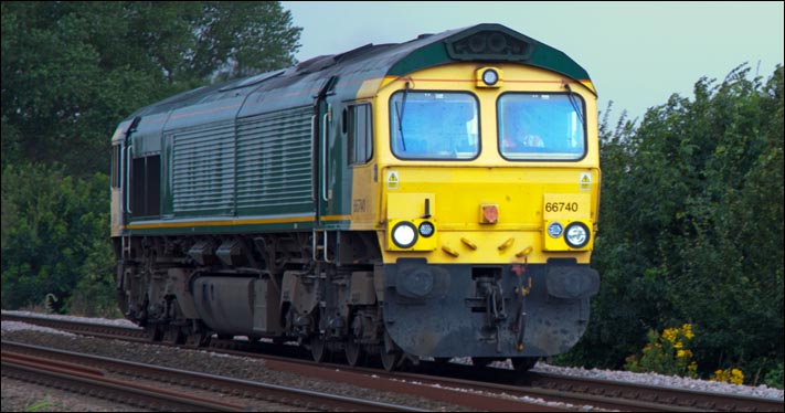 GB Railfreight class 66740 
