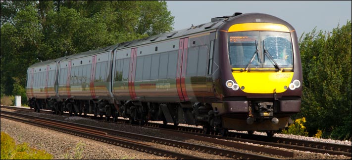 Cross Country class 170637 heading for Peterborough
