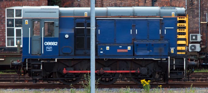 Wabtec Rail Limted class 08682 named Loinheart 