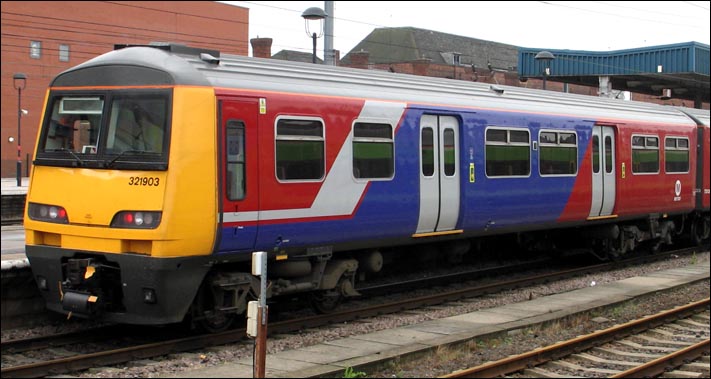 Class 312903 at Doncaster station in 2007 
